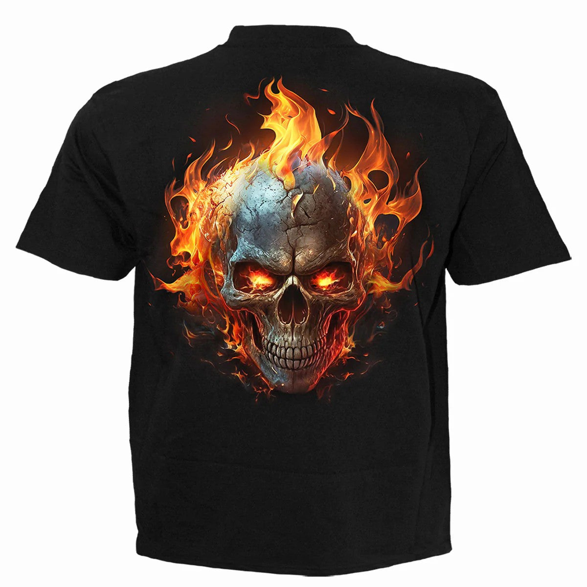 Black - Back - Spiral Direct Unisex Adult Night Rider Short-Sleeved T-Shirt