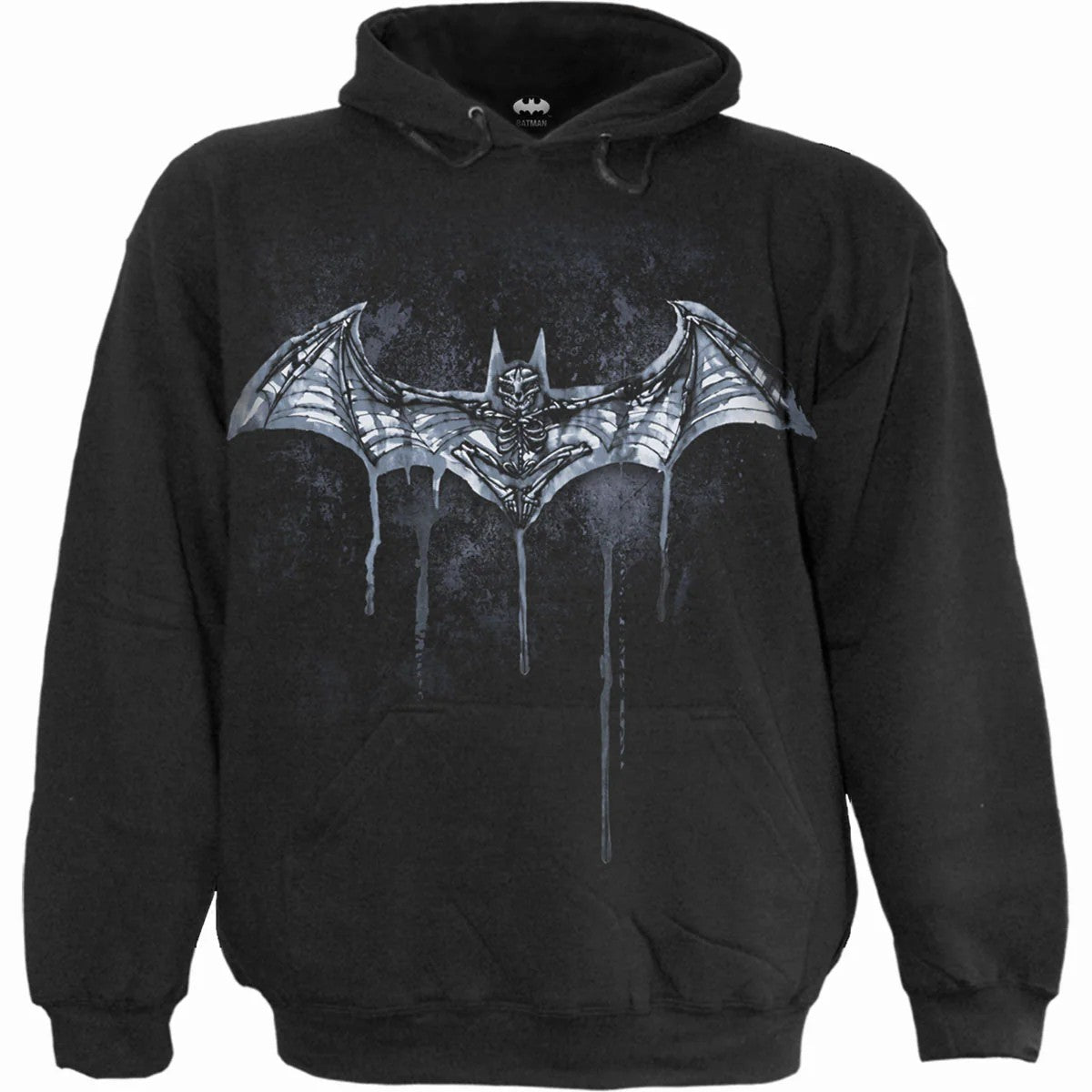 Black - Front - Spiral Direct Womens-Ladies Nocturnal Batman Hoodie