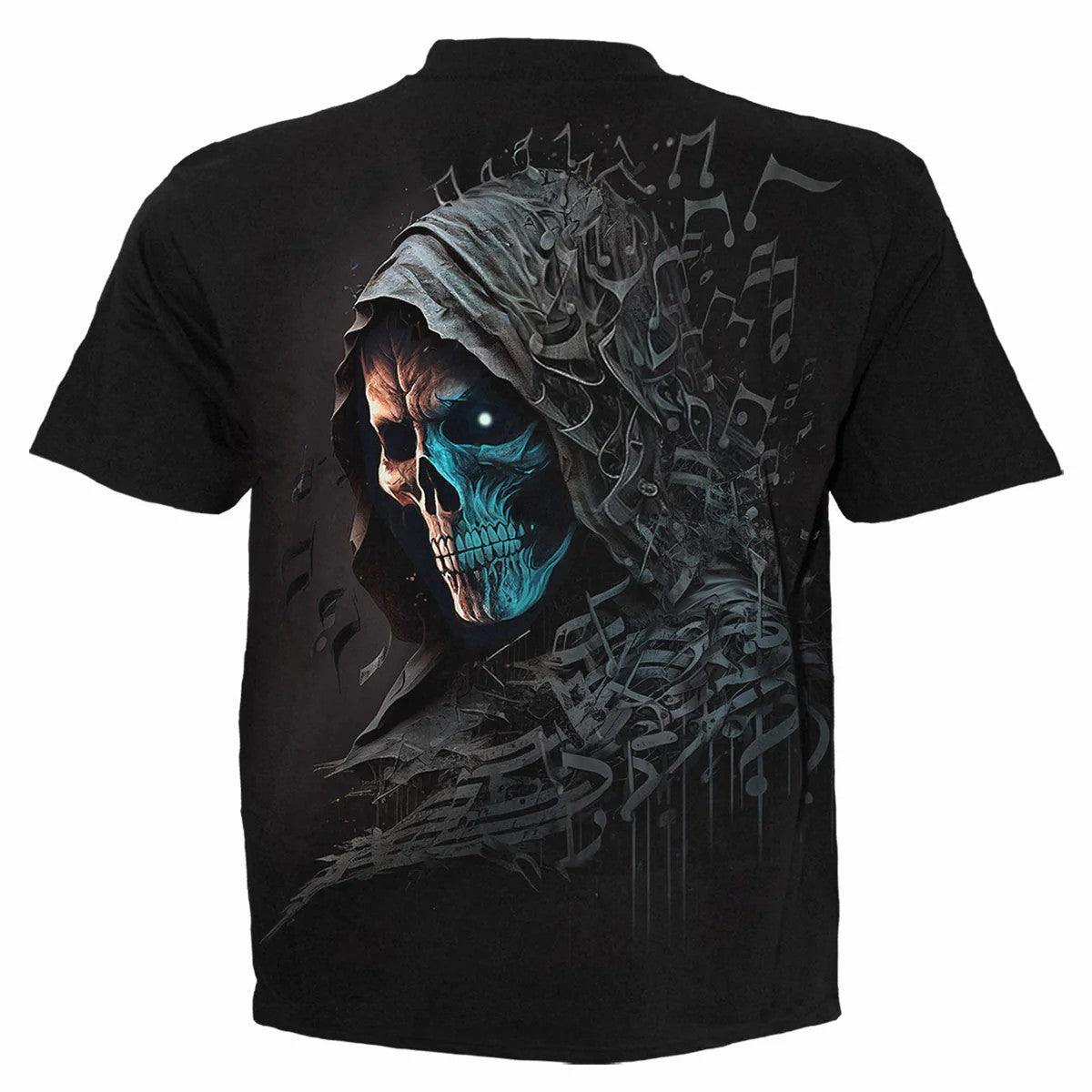 Black - Back - Spiral Direct Unisex Adult Midnight Blues Short-Sleeved T-Shirt