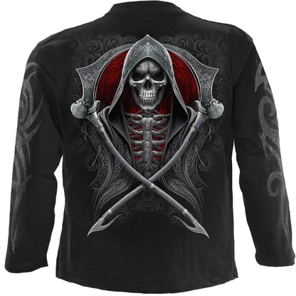 Black - Back - Spiral Direct Unisex Adult Reaper´s Portal Long-Sleeved T-Shirt
