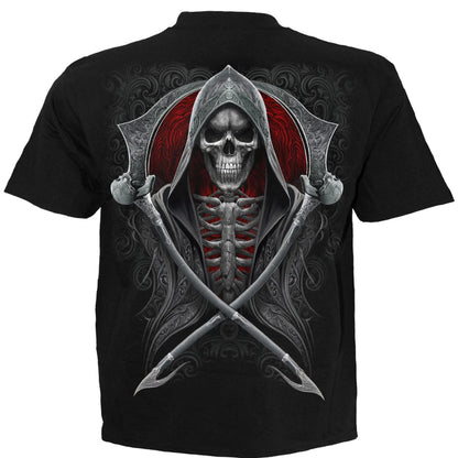 Black - Back - Spiral Direct Unisex Adult Reaper´s Portal T-Shirt