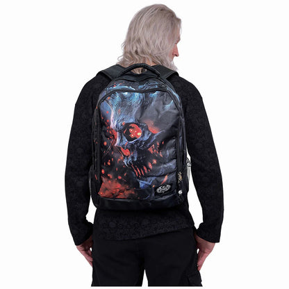 Black - Side - Spiral Direct Death Embers Backpack
