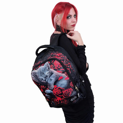 Black - Side - Spiral Direct Bed Of Roses Backpack
