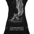 Black - Side - Spiral Direct Womens-Ladies Enslaved Angel Studded Mini Dress
