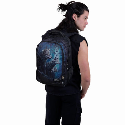 Black - Side - Spiral Direct Forest Guardians Backpack