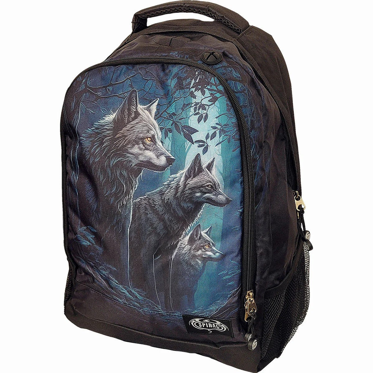 Black - Front - Spiral Direct Forest Guardians Backpack