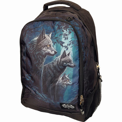 Black - Front - Spiral Direct Forest Guardians Backpack