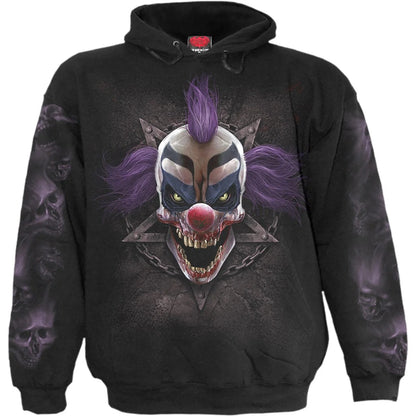 Black - Front - Spiral Direct Unisex Adult Madcap Hoodie