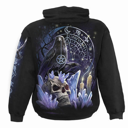 Black - Back - Spiral Direct Womens-Ladies Witchcraft Hoodie