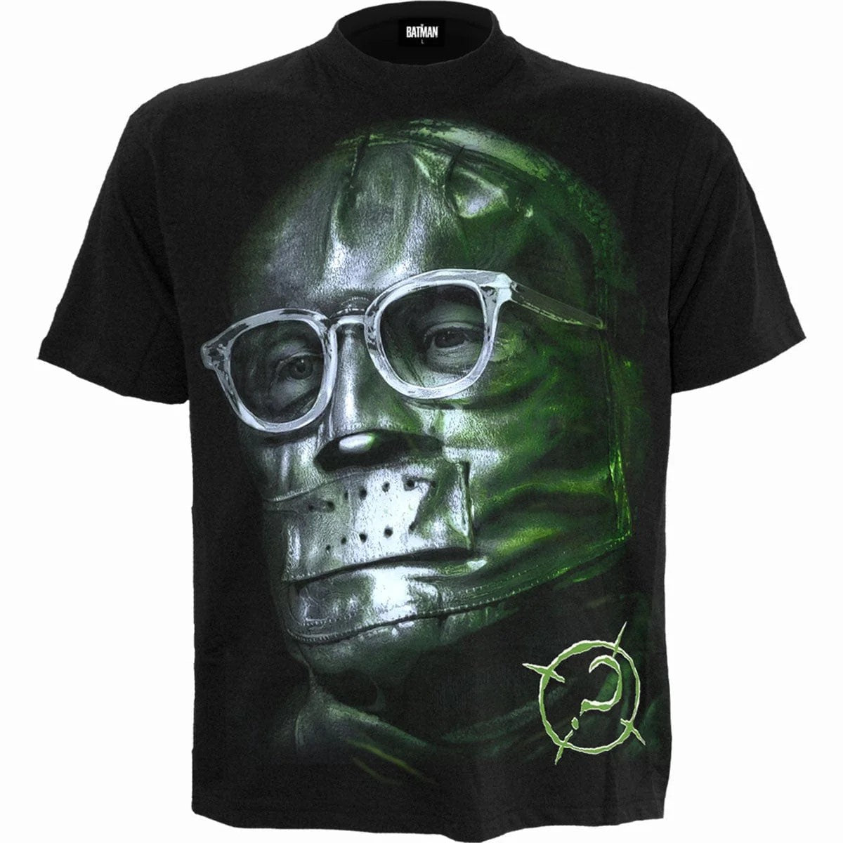 Black - Front - Spiral Direct Unisex Adult No More Lies Riddler DC Comics T-Shirt