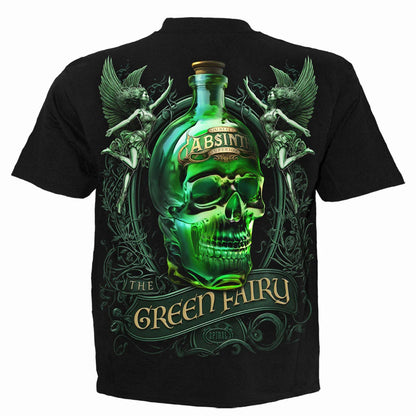 Black - Back - Spiral Direct Unisex Adult The Green Fairy T-Shirt