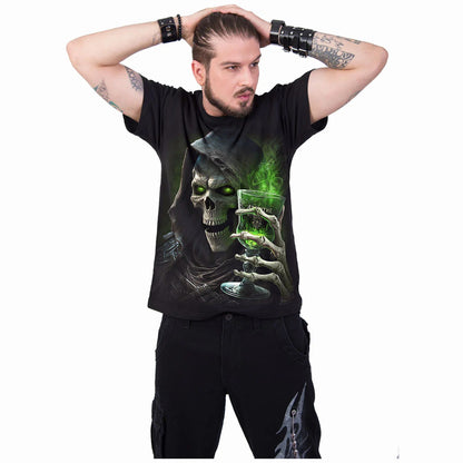 Black - Side - Spiral Direct Unisex Adult The Green Fairy T-Shirt