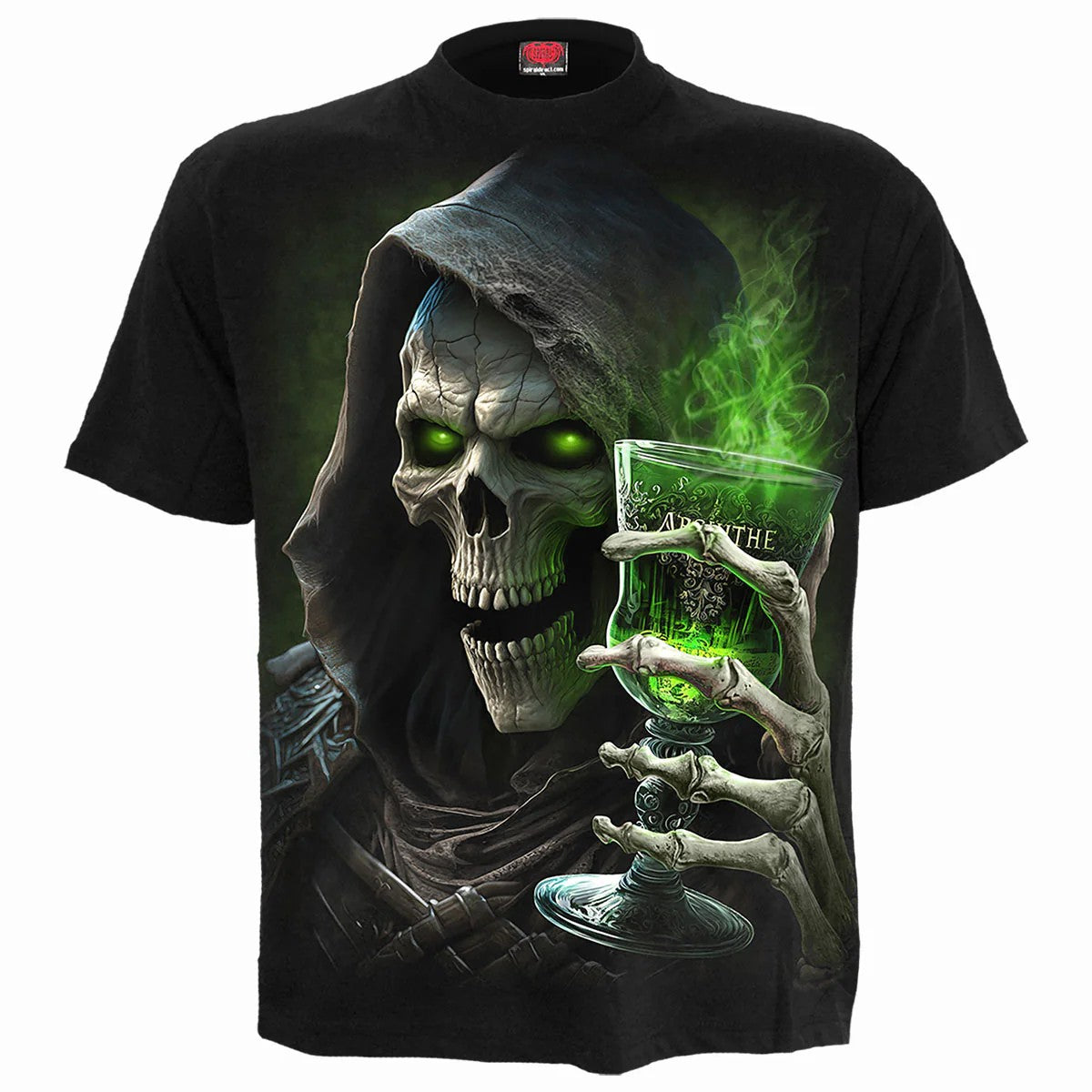 Black - Front - Spiral Direct Unisex Adult The Green Fairy T-Shirt