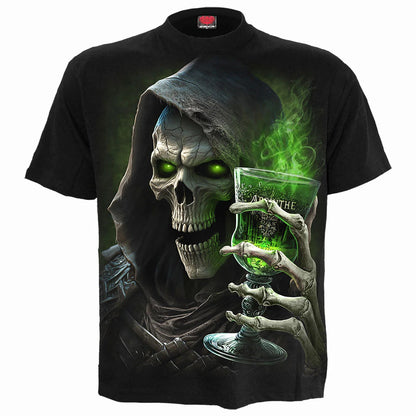 Black - Front - Spiral Direct Unisex Adult The Green Fairy T-Shirt