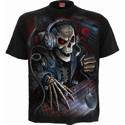 Black - Front - Spiral Direct Childrens-Kids PC Gamer T-Shirt