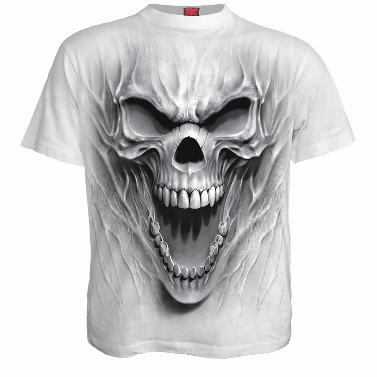 White - Back - Spiral Direct Unisex Adult Beast Within T-Shirt
