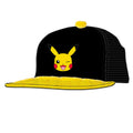Black-Yellow - Front - Pokemon Pikachu Snapback Cap