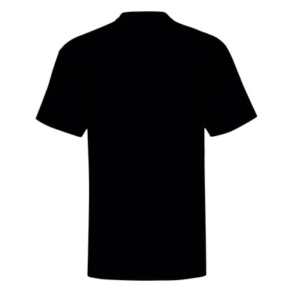 Black - Back - Star Wars: The Mandalorian Unisex Adult Distressed T-Shirt