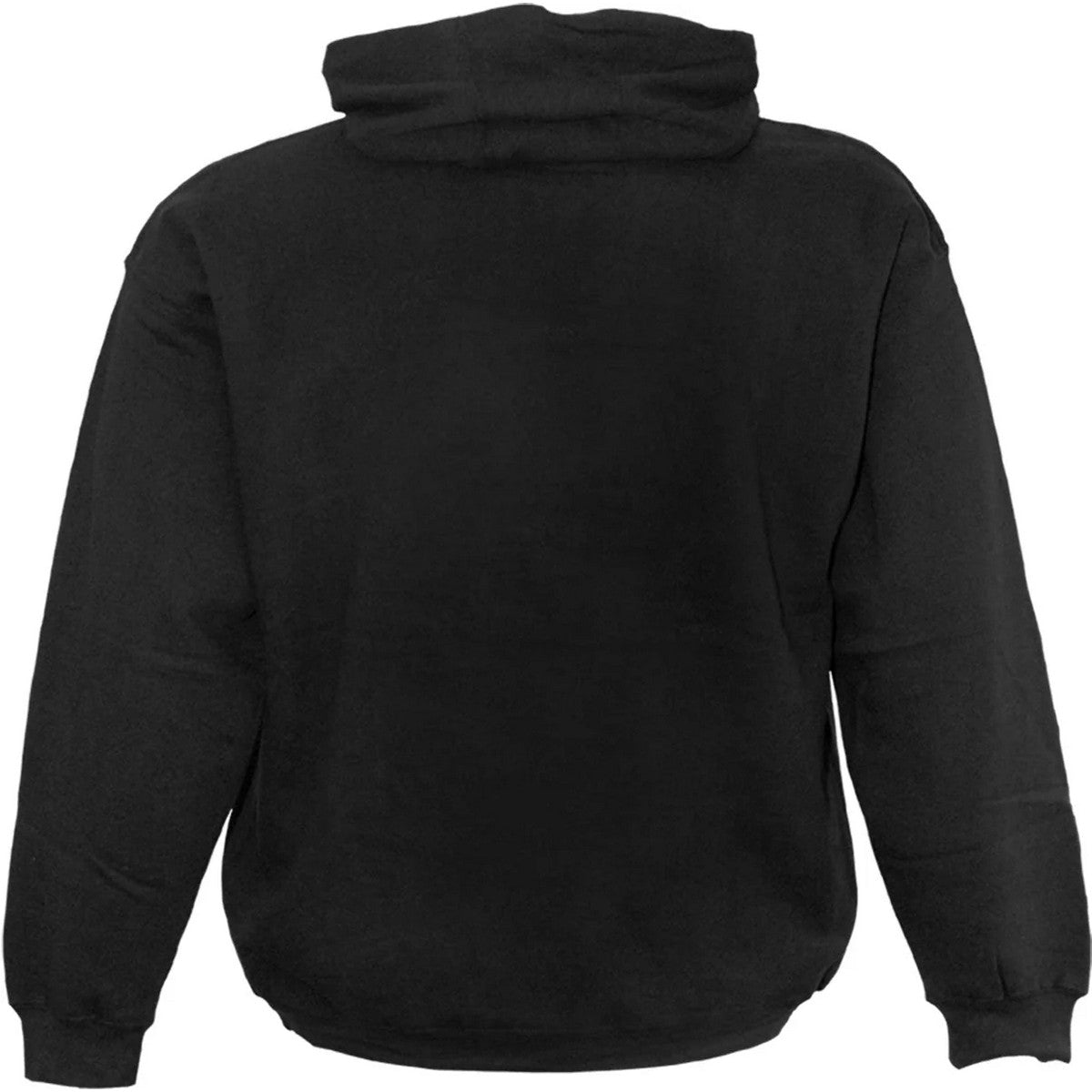 Black - Back - Spiral Direct Unisex Adult Plain Hoodie