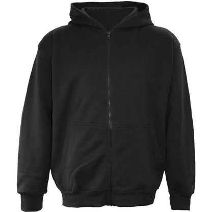 Black - Front - Spiral Direct Unisex Adult Full Zip Hoodie