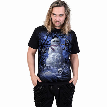 Black - Side - Spiral Direct Unisex Adult Dead Cold T-Shirt