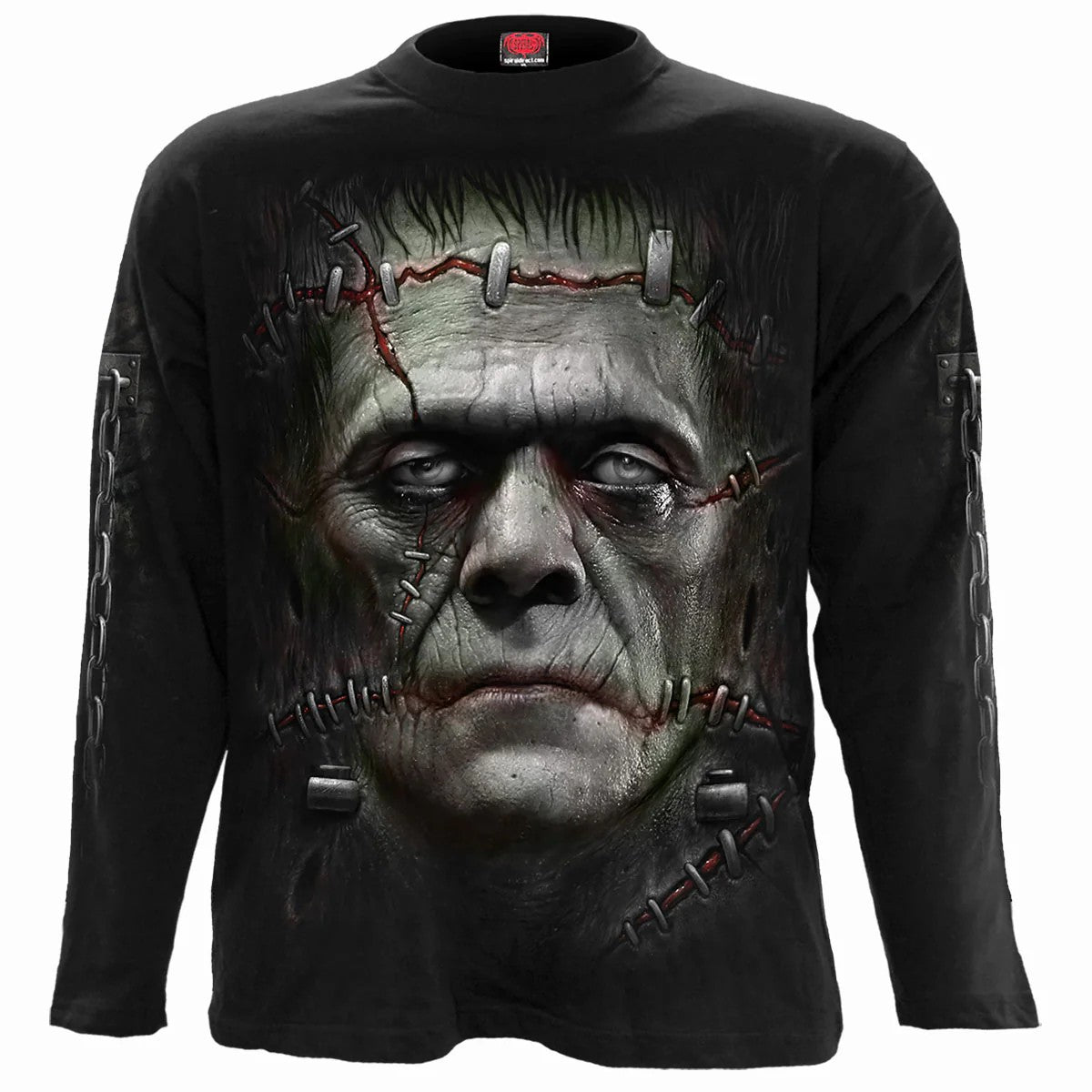 Black - Front - Spiral Unisex Adult It Lives Long-Sleeved T-Shirt