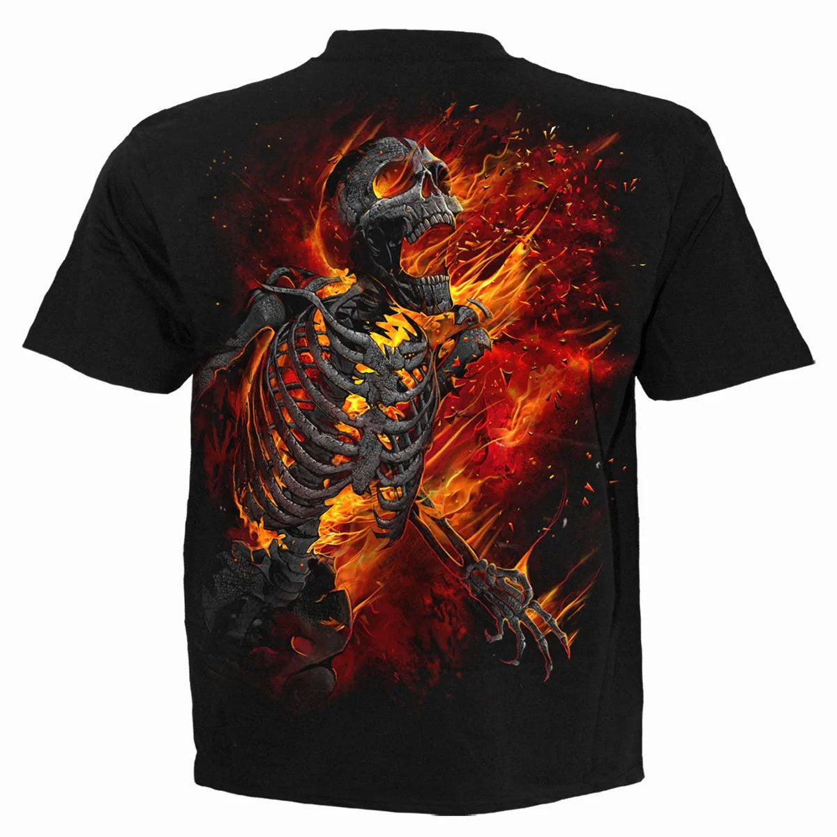 Black - Back - Spiral Direct Unisex Adult Atomic Blast T-Shirt
