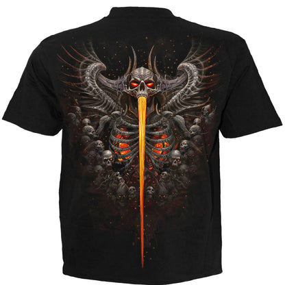 Black - Back - Spiral Direct Unisex Adult Gates Of Hell T-Shirt