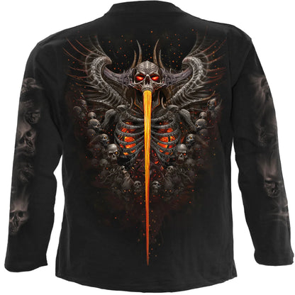 Black - Back - Spiral Direct Unisex Adult Gates Of Hell Long-Sleeved T-Shirt
