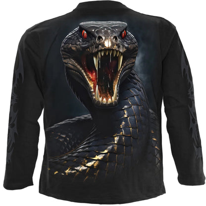 Black - Back - Spiral Direct Unisex Adult Basilisk Long-Sleeved T-Shirt