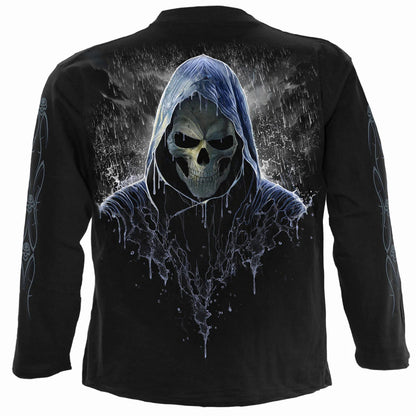 Black - Back - Spiral Direct Unisex Adult Reaping In The Rain Long-Sleeved T-Shirt