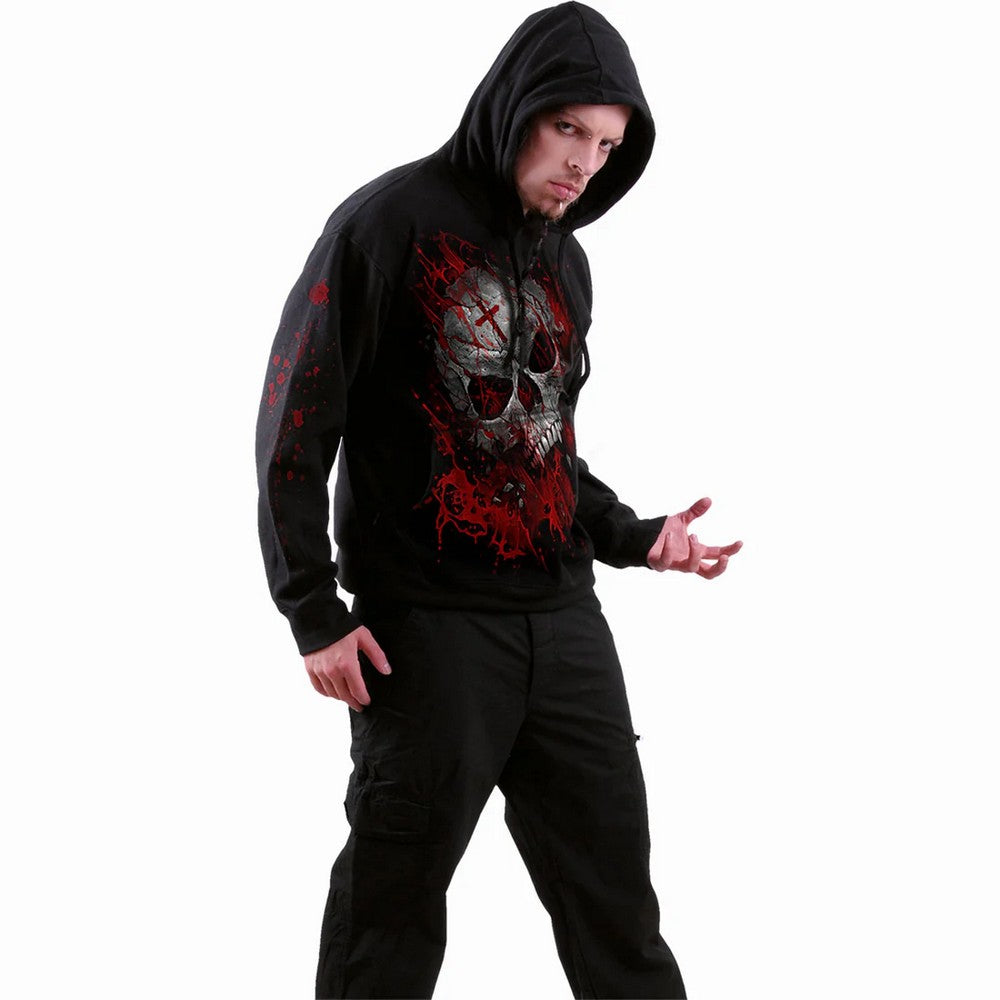 Black - Side - Spiral Direct Unisex Adult Pure Blood Hoodie