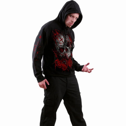 Black - Side - Spiral Direct Unisex Adult Pure Blood Hoodie