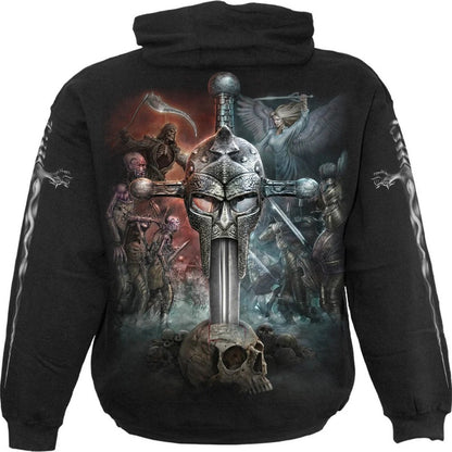 Black - Back - Spiral Direct Unisex Adult Apocalypse Hoodie