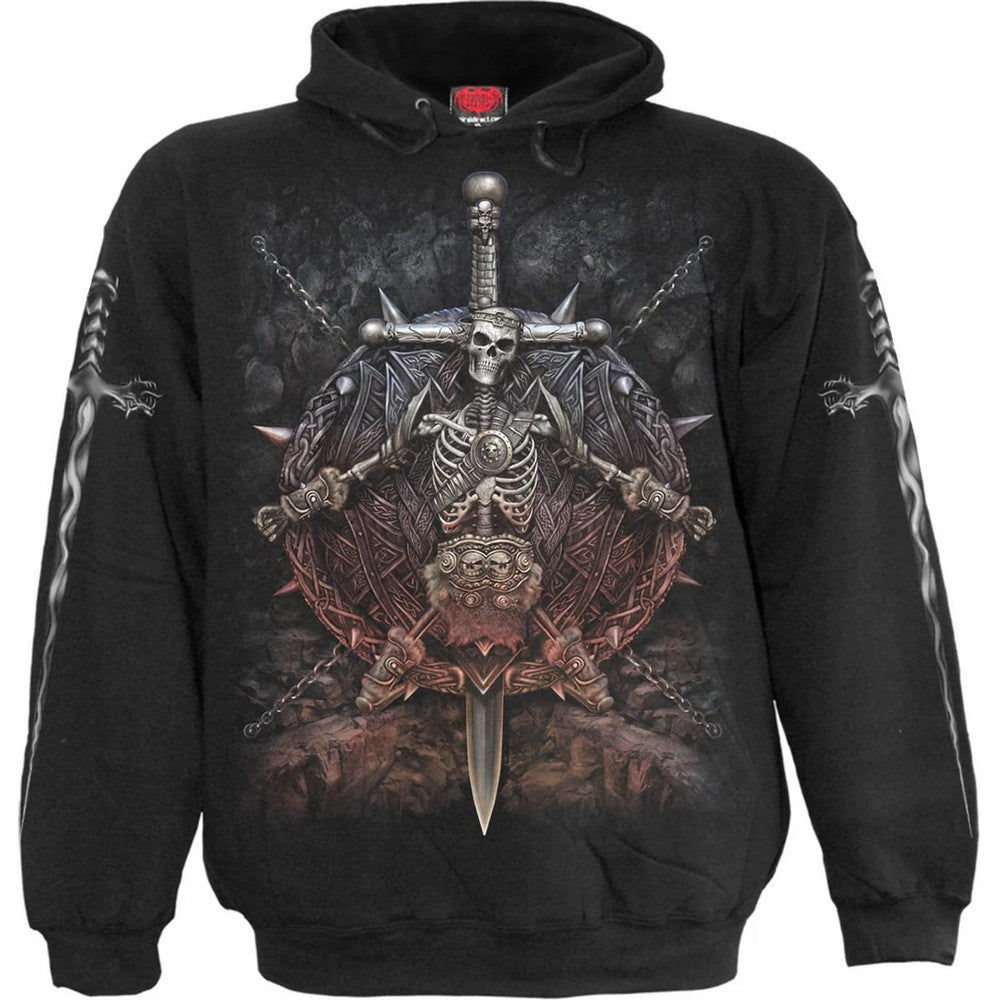 Black - Front - Spiral Direct Unisex Adult Apocalypse Hoodie