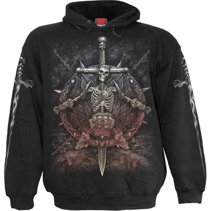Black - Front - Spiral Direct Unisex Adult Apocalypse Hoodie