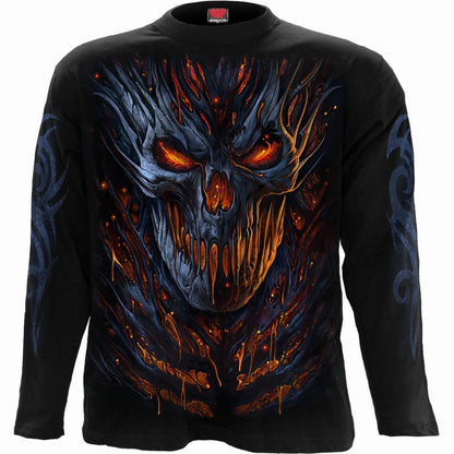Black - Front - Spiral Direct Unisex Adult Oblivion Long-Sleeved T-Shirt