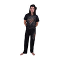 Black - Back - Spiral Direct Unisex Adult Breaking Out Pyjama Set (Pack of 4)