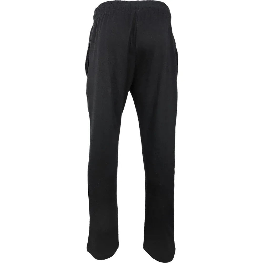 Black - Back - Spiral Direct Unisex Adult Black Gold Pyjama Bottoms
