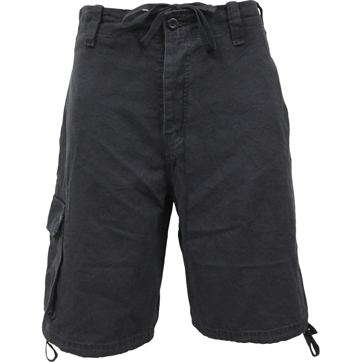 Black - Front - Spiral Direct Unisex Adult Metal Streetwear Vintage Cargo Shorts