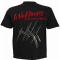 Black - Back - Spiral Direct Unisex Adult Freddy Claws Nightmare On Elm Street T-Shirt