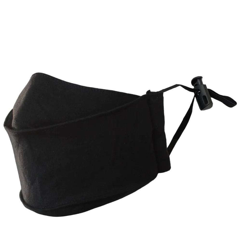 Black - Back - Spiral Direct Urban Fashion Cotton Adjustable Face Mask