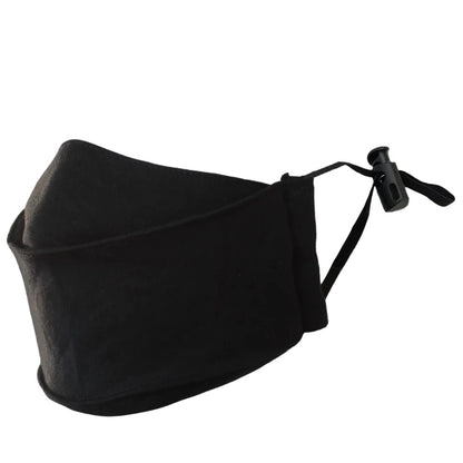 Black - Back - Spiral Direct Urban Fashion Cotton Adjustable Face Mask