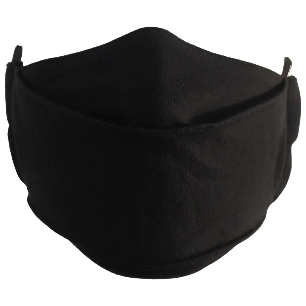 Black - Front - Spiral Direct Urban Fashion Cotton Adjustable Face Mask