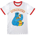 White - Front - Sesame Street Unisex Adult Munchies T-Shirt