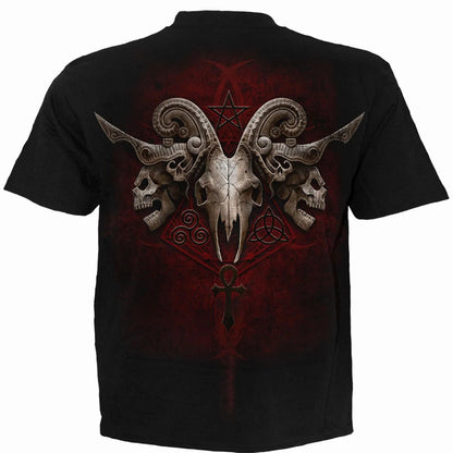 Black - Back - Spiral Direct Unisex Adult Faces Of Goth Short-Sleeved T-Shirt