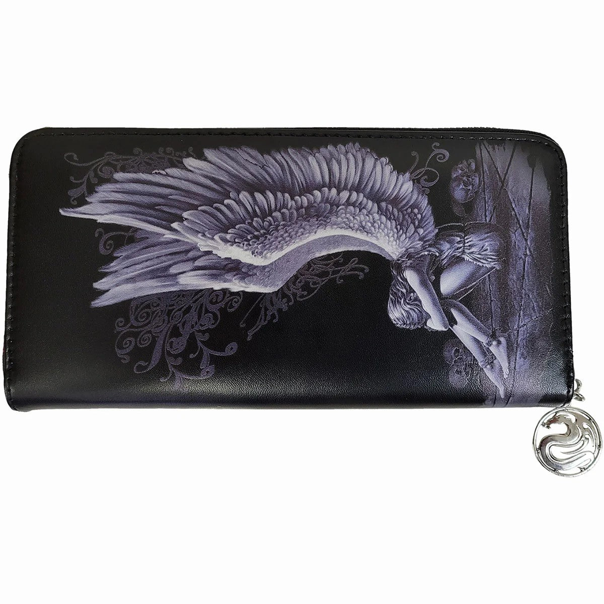 Black - Front - Spiral Direct Enslaved Angel Clutch Bag