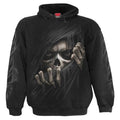 Black - Front - Spiral Direct Unisex Adult Grim Ripper Hoodie