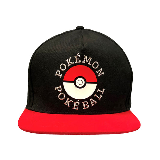 Black - Front - Pokemon Trainer Snapback Cap