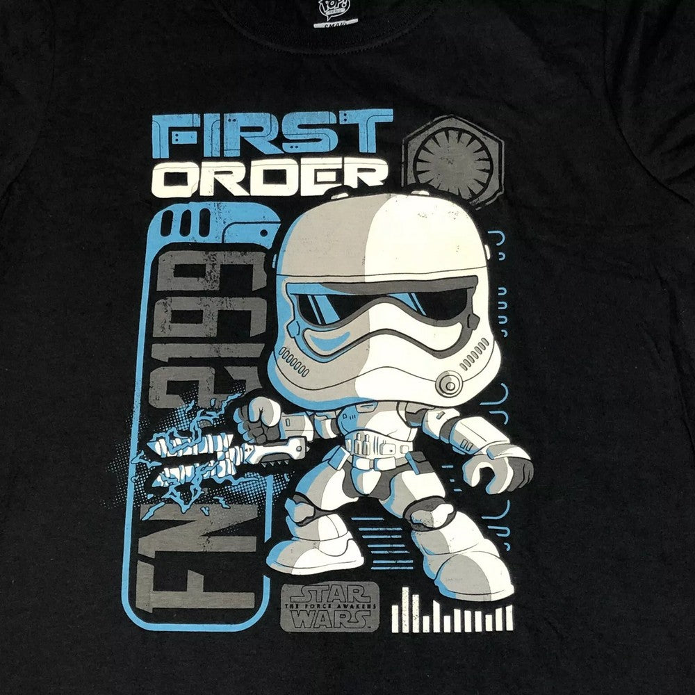 Black - Back - Star Wars Unisex Adult First Order T-Shirt
